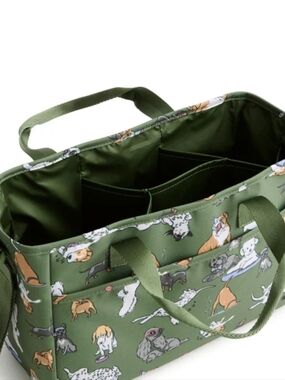 Vera Bradley Organizer Tote In Polyester NWT. Dog Park Decor